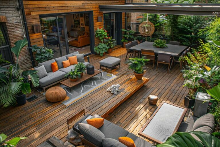 10 idées créatives pour aménager et entretenir votre terrasse bois avec style en 2024